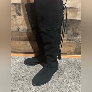 Torrid 12W tall knee high black boots women’s